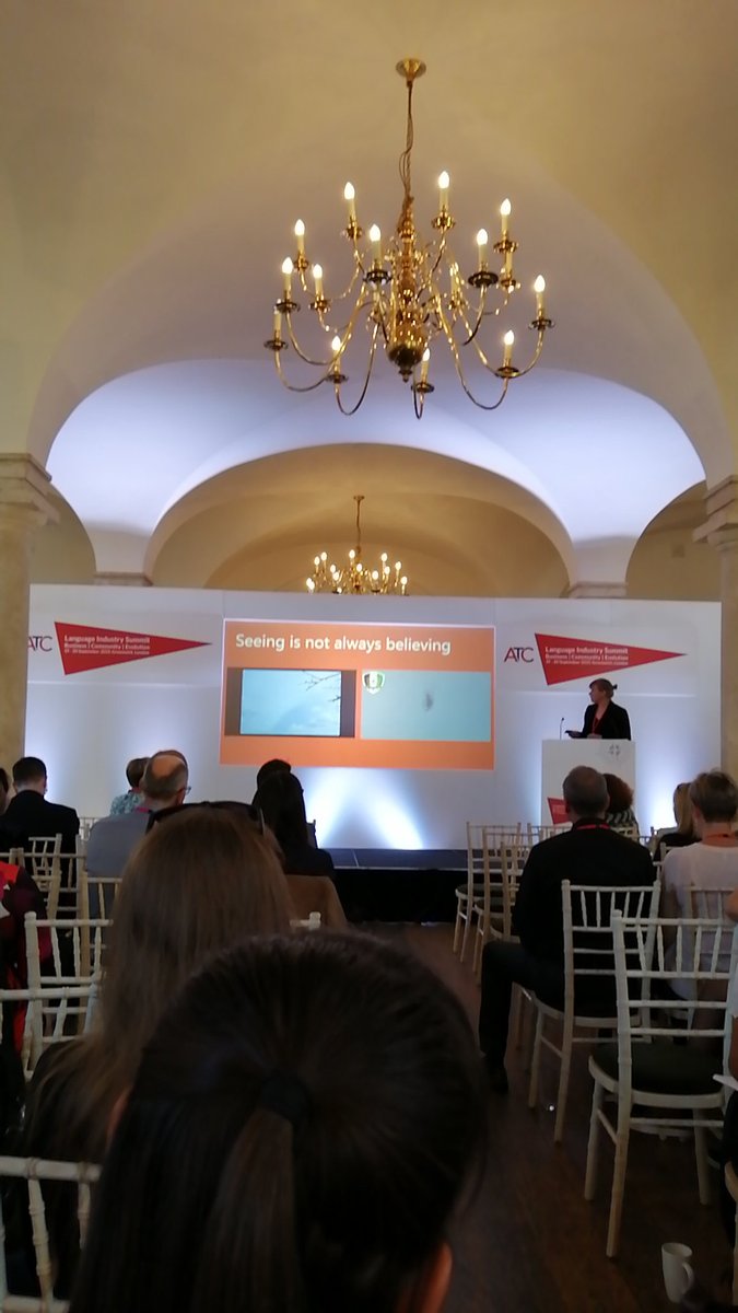 EmpowerSquared2's tweet image. Start to the second day at #ATCSummit2019 - how are the hangovers?!
Don&apos;t forget to talk to Toby for the clues to the riddle - a great prize sponsored by LBS Suite to be won!
#Translatorswithoutborders