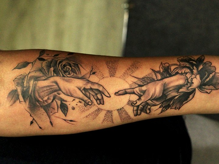 Creation of Adam Tattoo best tattoo studio in india black poison tattoo