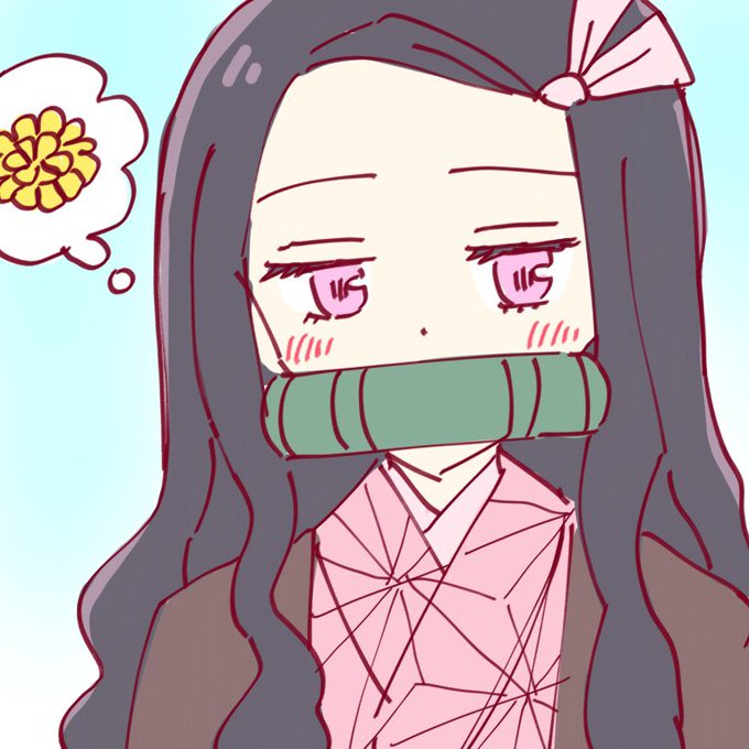 フッピー🐟さんがTwitterに投稿した竈門禰豆子(鬼滅の刃)のイラスト。