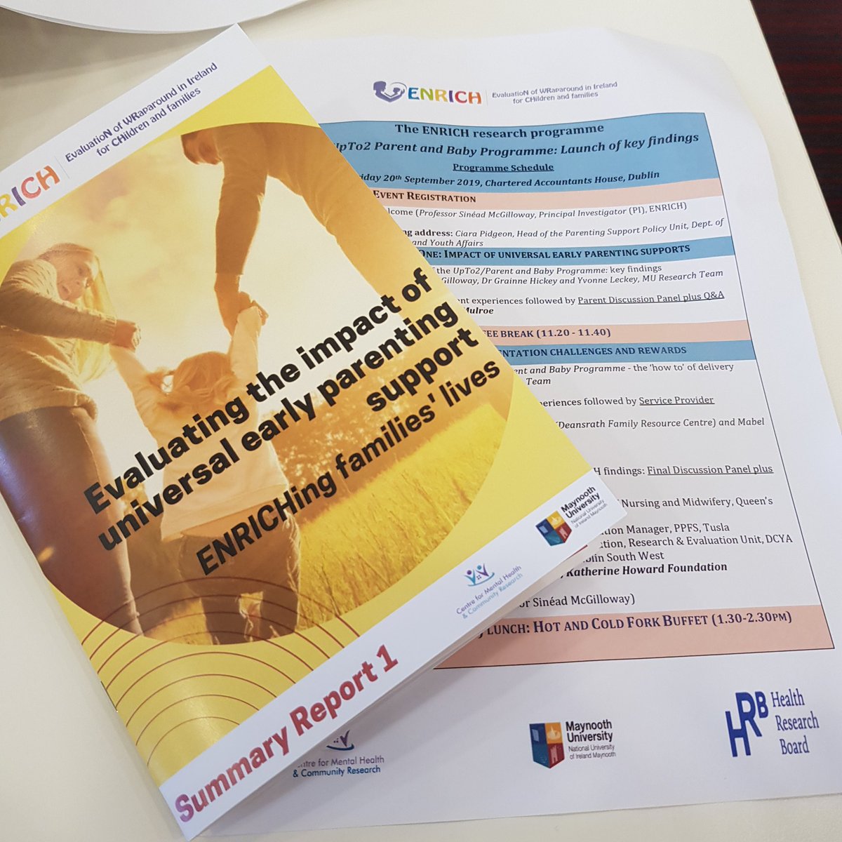 Archways18's tweet image. Looking forward to an exciting day ahead @ENRICH_Ireland launch of finding #upto2 #parenting