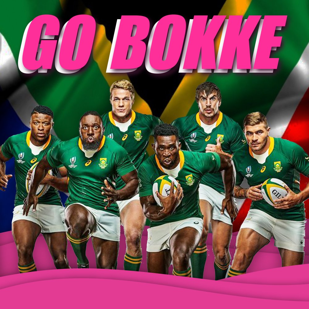 Quench_app's tweet photo. We back you all the way Boks! Get ready for the big game tomorrow! Order all your drinks from the new app: https://t.co/sK4trPRsFN #strongertoghether #savsnz #rwc2019 #quenchapp https://t.co/VqIM3mJTw6