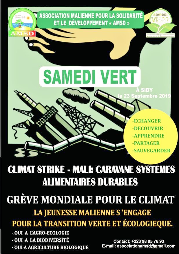 AmsdOng's tweet photo. Au Mali Pour le climat nous nous engageons. https://t.co/RWhh3dAIKD