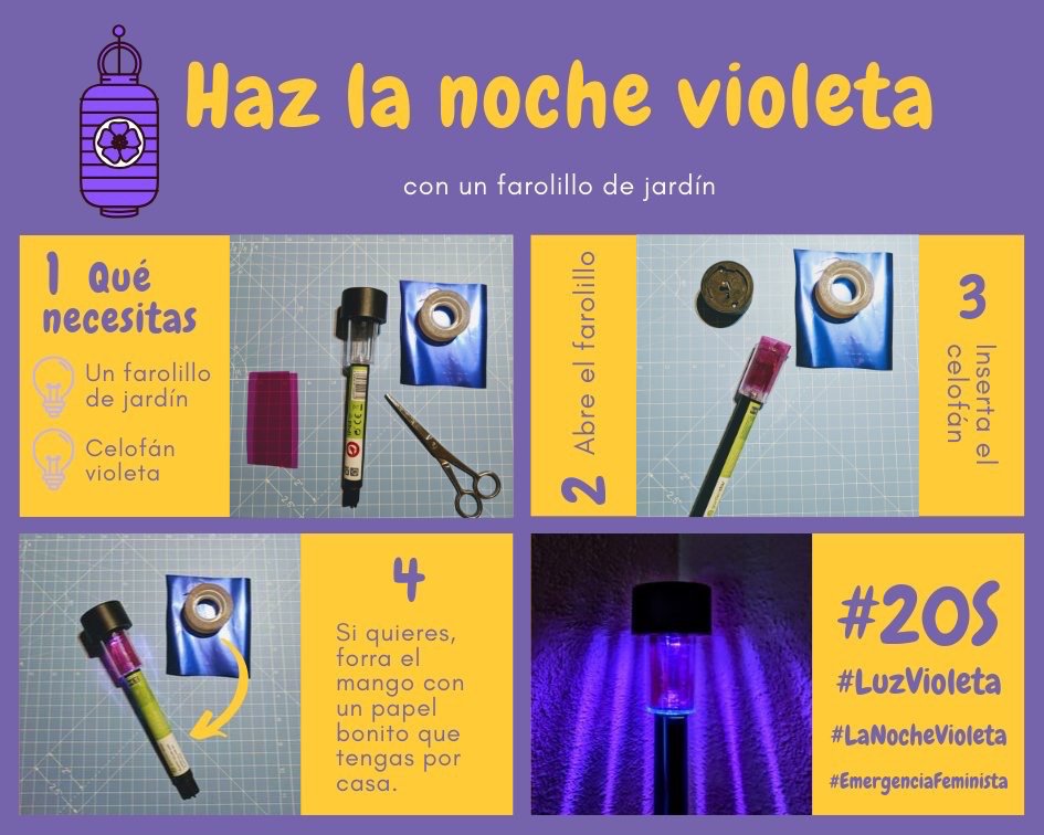 Marcha7Nmadrid's tweet photo. Esta noche, #20S a las 20.30 en #Sol #EmergenciaFeminista #NosotrasVamos #YoVoy #NocheVioleta #LuzVioleta https://t.co/2dCtPmdIas