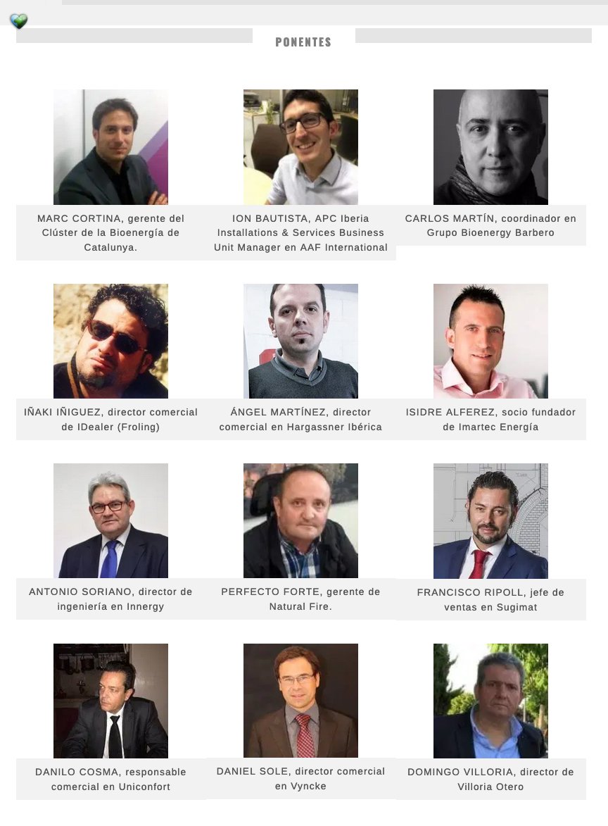 Bioenergy_SPAIN's tweet image. AGENDA de las conferencias #BIOENERGÍA_para_INDUSTRIA que organizamos en @EXPOBIOMASA el 24-sept.
Con @clusterbiomassa @AAF_Intl @Bioenergyberica @iDealer_Froling #hargassner @ImartecEnergia @InnergyNews #naturalfire @sugimatSL @Uniconfortsrl @VYNCKE_NV 
bit.ly/agendaCTBIE19@…