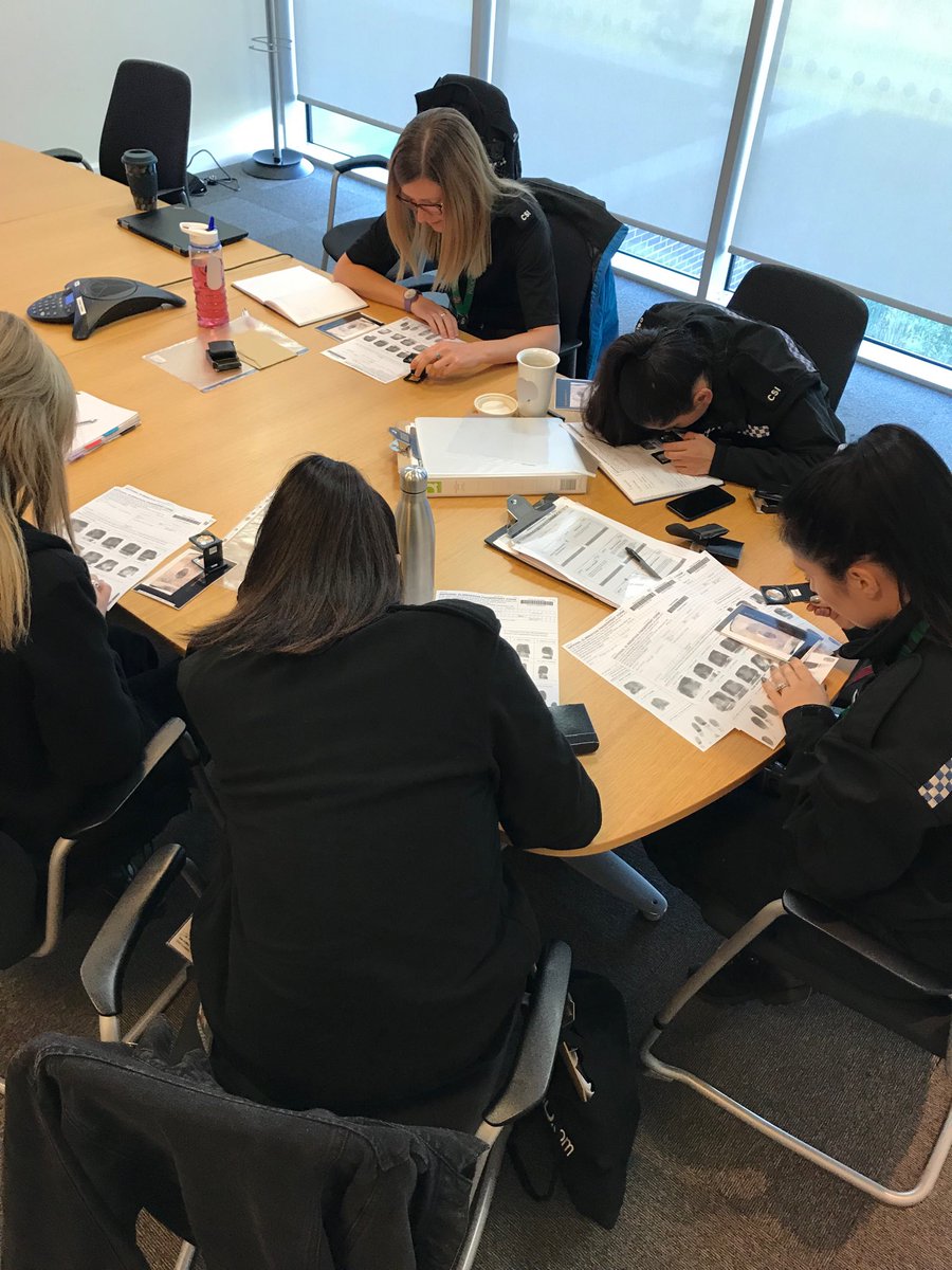 RSSS_Training's tweet photo. Heads down, #fingerprint comparison exercise #csitraining #IDBureau https://t.co/LKoIuW4KQA
