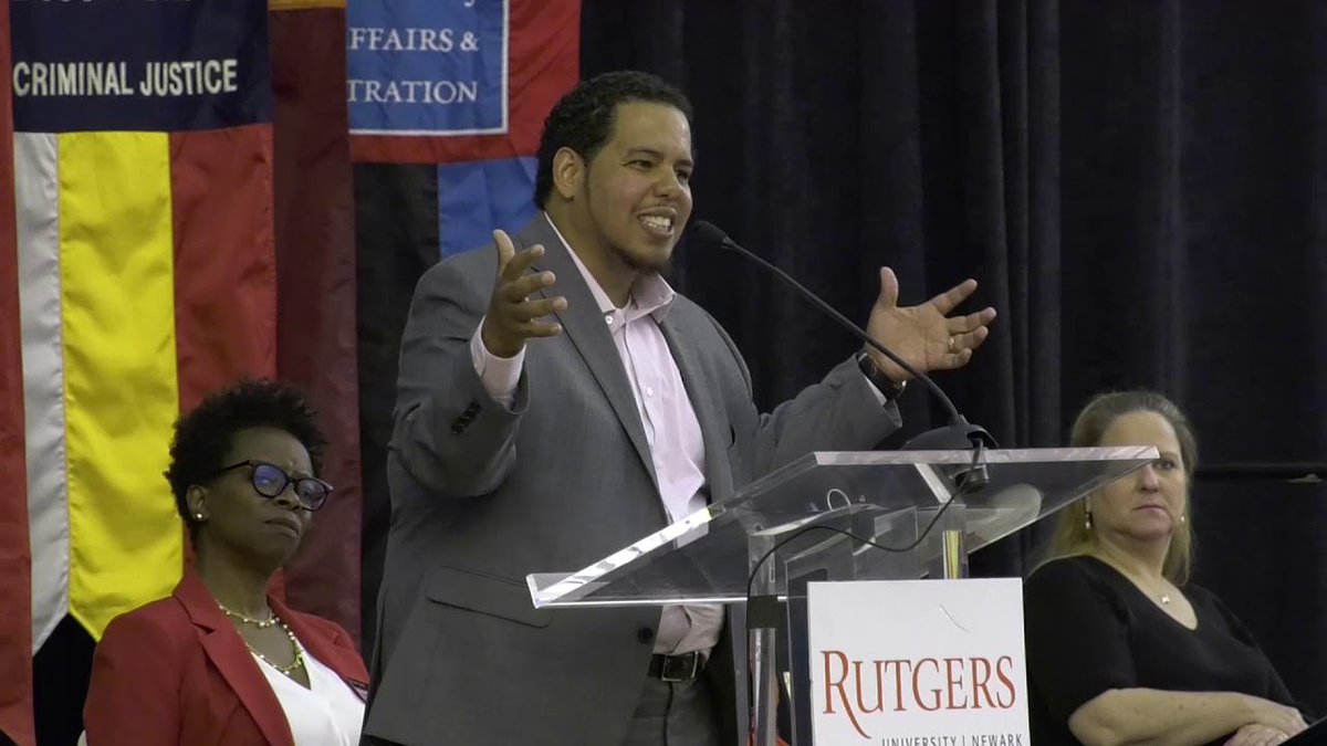 Rutgers_Newark's tweet photo. "We can imagine a different future."
#FlashbackFriday: Watch #RUNConvocation 2019 Keynote Speaker Dr. @DomingoMorel, Asst. Prof. of Political Science, welcome #Rutgers #Newark first-year students to the RU-N community: https://t.co/m7xVKL9B22 https://t.co/M1nGK1NKBo