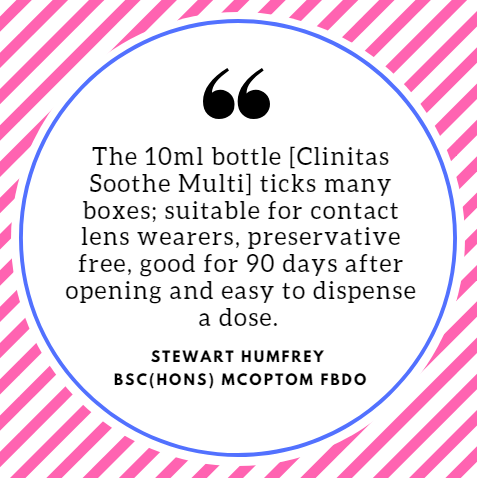 AltacorEye's tweet photo. Clinitas Soothe® Multi – have you tried it? Surveys say its the preferred multi use eye dropper! #clinitas #eyecare #altacor #dryeye https://t.co/ZXrki6m4d5 https://t.co/NG7LpcAkOg