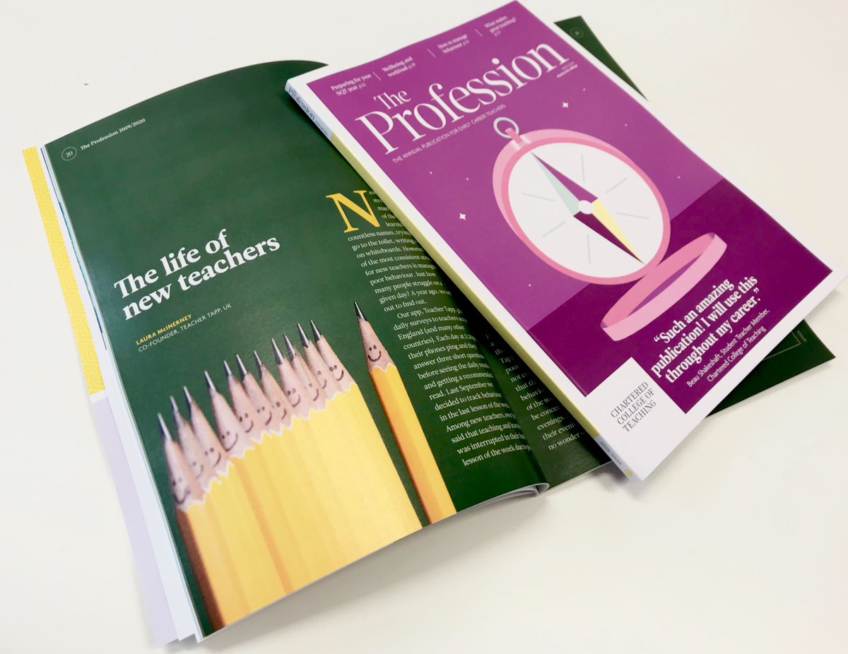 CharteredColl's tweet photo. Have you read @miss_mcinerney from @TeacherTapp's article 'The life of new teachers'?

A must read for all Students and NQTs this September! #YourProfession

https://t.co/qxGK124Hss https://t.co/zgEoeTrWvN