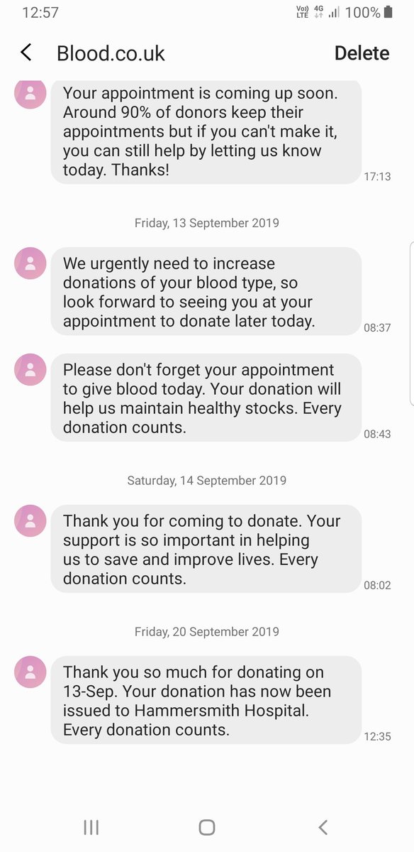 R4CH3L_86's tweet photo. @GiveBloodNHS I never get tired of seeing these messages #SaveALife #GiveBlood #RoDonor 👊🏽 https://t.co/RdVkZTPkkA