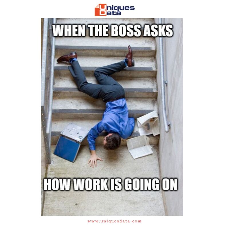 Manager - How work is going on? 
You - I am not too sure
#funnypost #funnymemes #memeoftheday #laugh #funnymeme 😜😜✌️ #likeforfollow #explore #Boss #client #employ #workfunny #fridayquotes #weekend #business #buisnessinsight #weekendvibes #memesfordays #laughing #uniquesdata