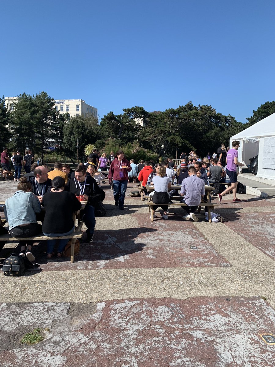 LUNCHTIME!!! Massive thanks to <a href="/LittleKitchenCo/">LittleKitchenCompany</a> for the awesome food! #redev19