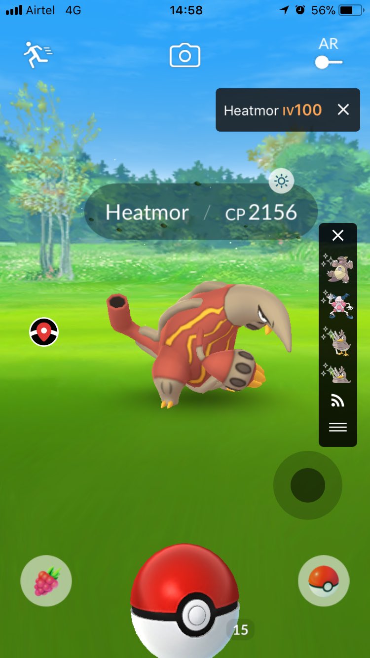 Heatmor pokemon go deals