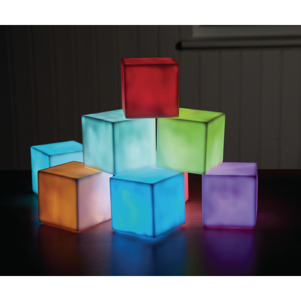 These Colour Changing Cubes are an ideal sensory resource that can be used to create soothing and relaxing areas for children in your school. 

In a pack of 8, they can be used individually or together to create a wall of colour. bit.ly/2ObJ22p