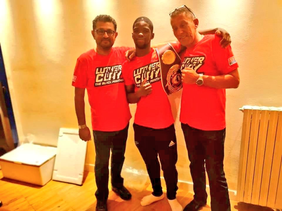 TimesBoxing's tweet image. South African born, UK based boxer Luther Clay (Luthando Mtimkulu) was crowned WBO Global welterweight champion last night after beating Italian Dario Morrello at Tuscany Hall, Toscana, Italy .