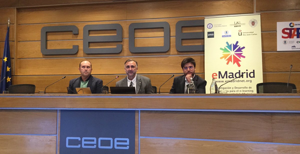 Comienza el seminario <a href="/emadridnet/">eMadrid network</a> sobre #Emprendimiento para todos en la era #digital, con <a href="/etc91/">edmundo tovar</a> @bernadtabuenca y Tomás Serrano explicando el proyecto de la plataforma @entrecom4all
<a href="/La_UPM/">Universidad Politécnica de Madrid</a> <a href="/CECEducacion/">CECE</a> <a href="/CEOE_ES/">CEOE</a> 
Consulta el programa 👉 bit.ly/2lEa7yT