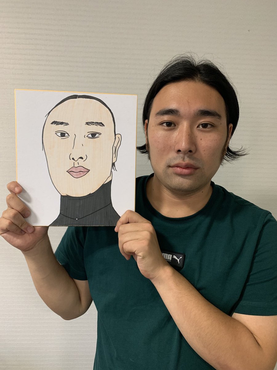 さえない似顔絵55】 ビスケットブラザーズ 原田 #さえない似顔絵