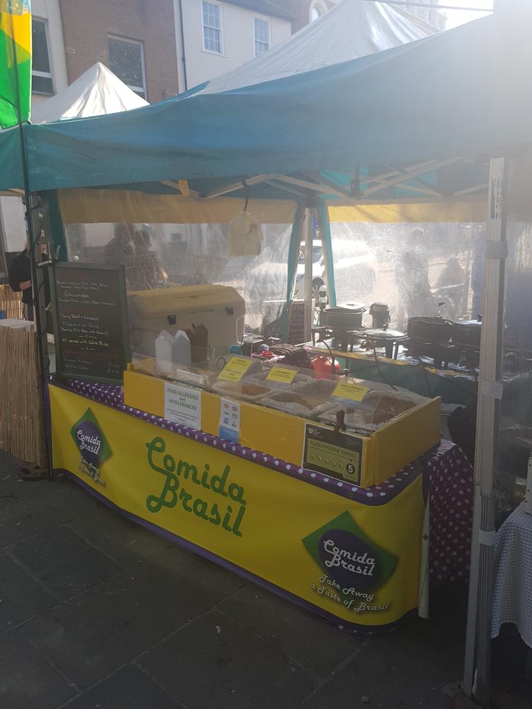 Today and every Friday, Comida Brasil is also in Aylesbury.