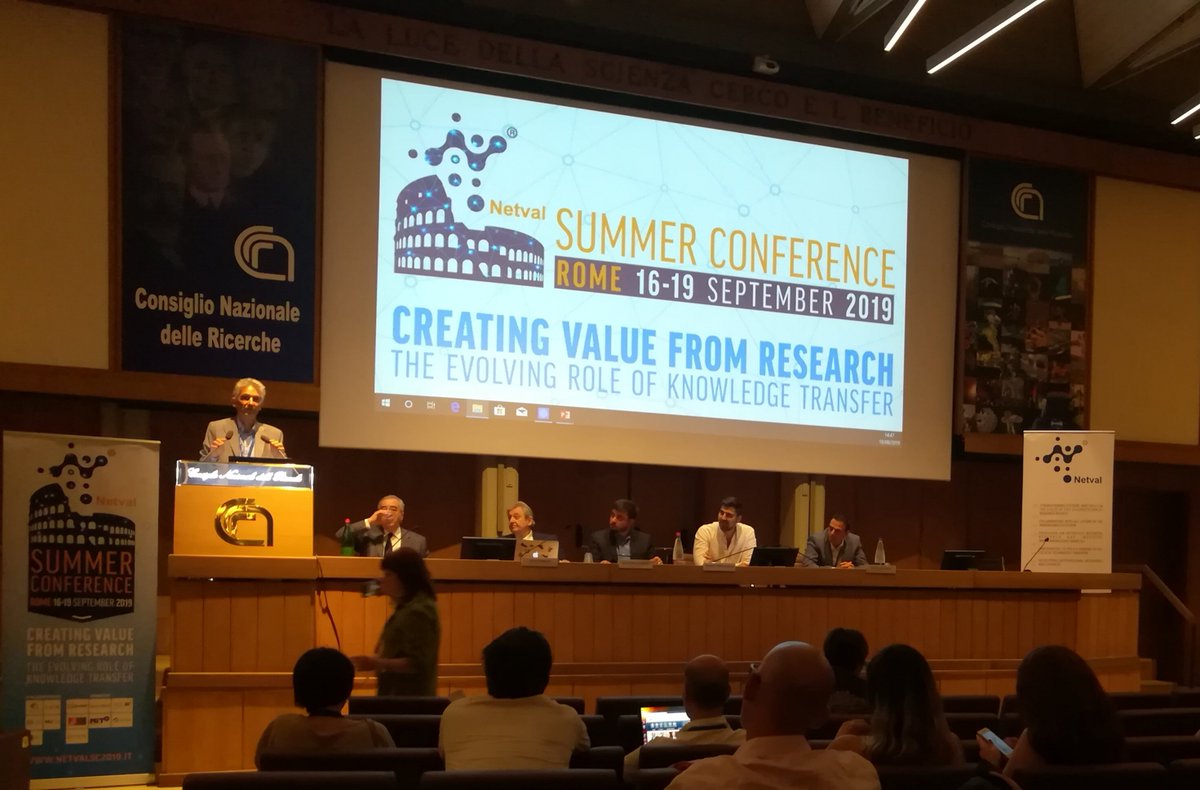 ICGEB's tweet image. Our #Technology Transfer Office
icgeb.org/activities/tec…
was at #Netval Summer Conference &quot;Creating value from research. The evolving role of Knowledge Transfer&quot; in Rome this week - valorising research by grouping #TTOs of universities and research centers.