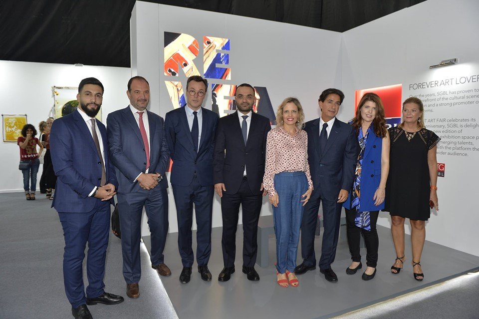 SGBLbank's tweet photo. For the 4th year, #SGBL is a privileged partner of @beirutartfair, inaugurated in its 10th edition on Sept.18. Clients &amp; partners were invited @ the #REVEALINGbySGBL space to discover the work of 10 MENA artists selected by curator Rachel Dedman.
#Art #LetsGetThingsMoving https://t.co/gDMiMccRdn