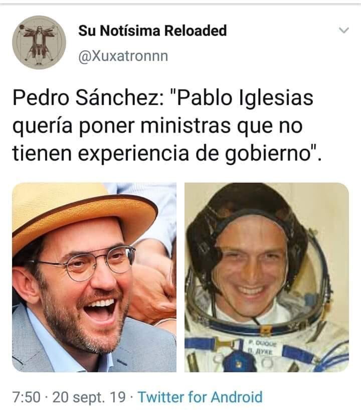 HumorIndignado_'s tweet photo. @sanchezcastejon JAJAJAJAJJJAJJAAJAJA #EleccionesNoviembre2019 https://t.co/SUmeHpE0aU