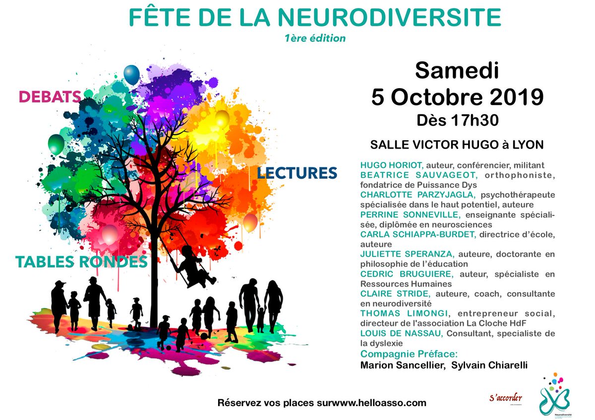 HugoHoriot's tweet photo. Rendez-vous le 5 Octobre à la @villedelyon
pour le 1er évènement #Neurodiversité organisé par @LaNeurodiversi3 (la Neurodiversité France) dont j'ai accepté la Présidence d'Honneur. Au programme : tables rondes scolarité & emploi avec des intervenants hors du commun ! https://t.co/T1XfM8coit