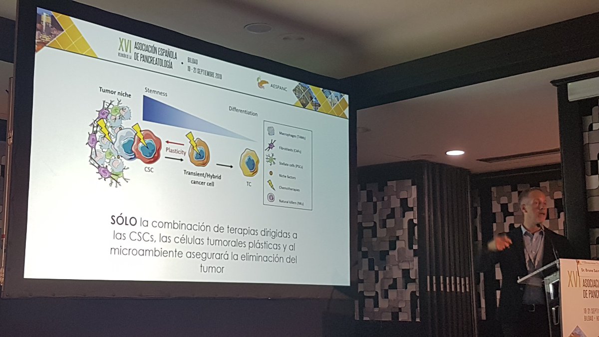 AESPANC's tweet image. Nuevas líneas de investigación en Ca Páncreas: Genómica, nueva medicación, células madre, microambiente, medicina personalizada e inmunoterapia.. Interesante revisión dada por Bruno Sainz