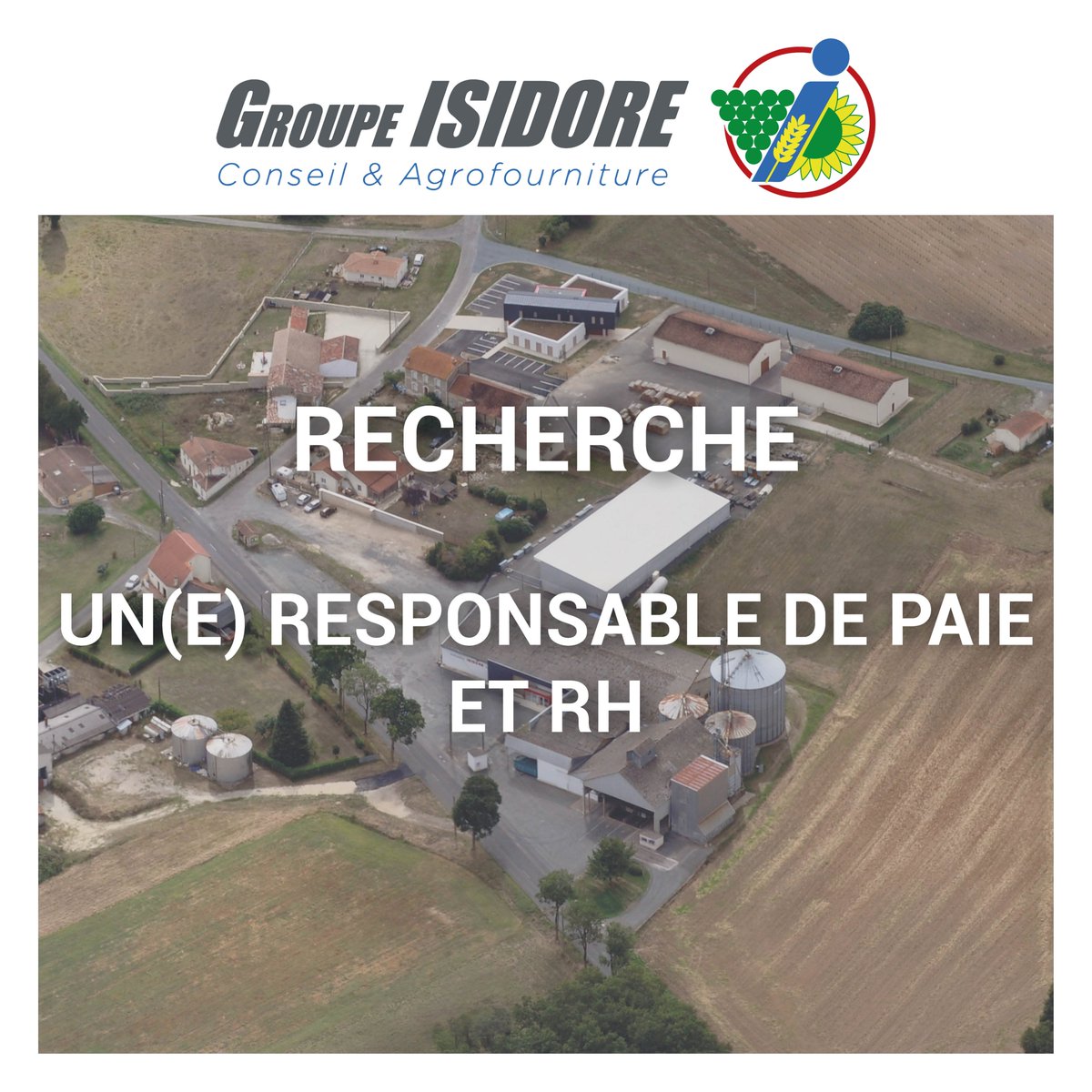 GroupeIsidore's tweet image. [#Emploi]📋

Le #GroupeIsidore recherche un(e) Responsable de Paie et RH pour un #CDI. 

Poste basé à Gémozac (17).

Plus d&apos;informations sur ce poste➡️bit.ly/2mskHcX
