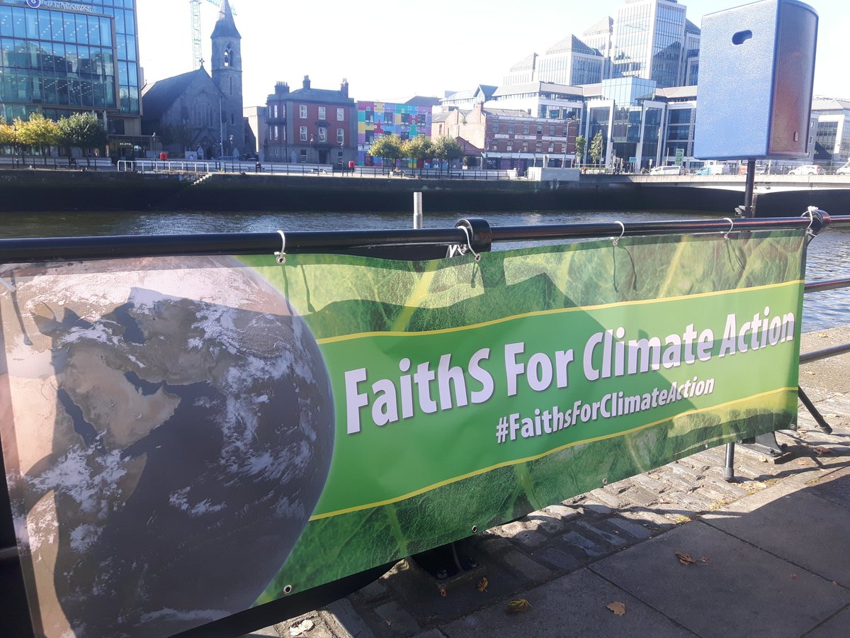 Janemellett's tweet photo. #faithsForClimateAction are ready. Join us at 11.30 at the Famine memorial for a prayer b4 the protest. Pray for the planet. Then join us on the #GlobalClimateStrike https://t.co/izqQaH9Rlg