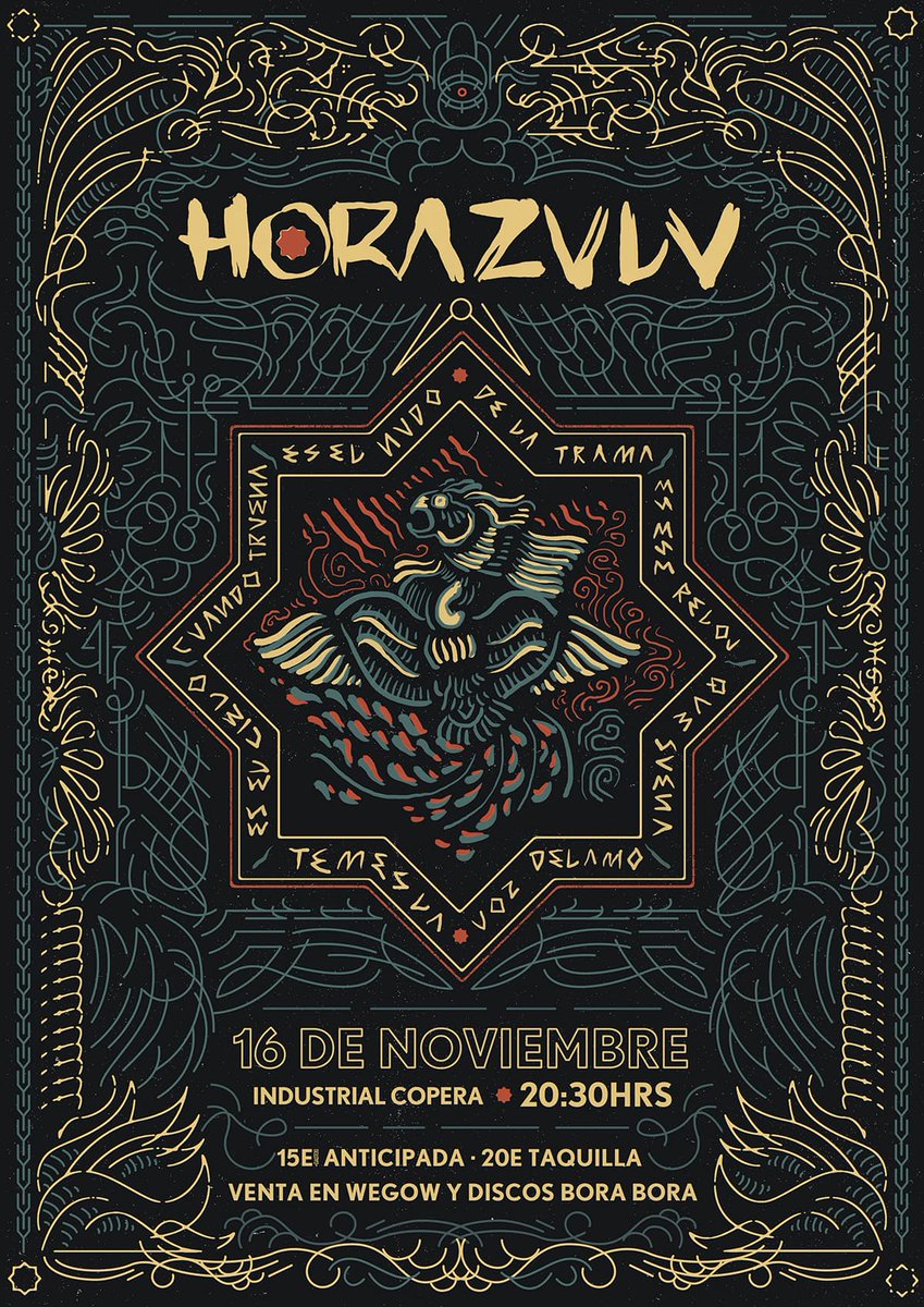 "La Voz del Amo". Sí, los de Hora Zulú en #concierto en noviembre 🔝 #Entradas 👉 granadaescultura.com/evento/hora-zu… <a href="/InfoCopera/">Industrial Copera</a> <a href="/horazulu/">Hora Zulu</a>  #Granada