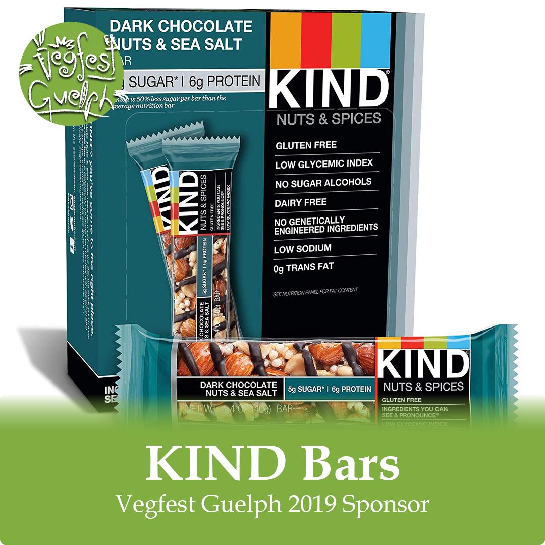 Sponsor Spotlight: KIND Bars

KIND Bars have been on a mission since 2004 to make the world a little kinder. It has invested and committed more than $35 million to charitable causes that are fighting hunger. Check out what they made possible at #vegfestguelph2019