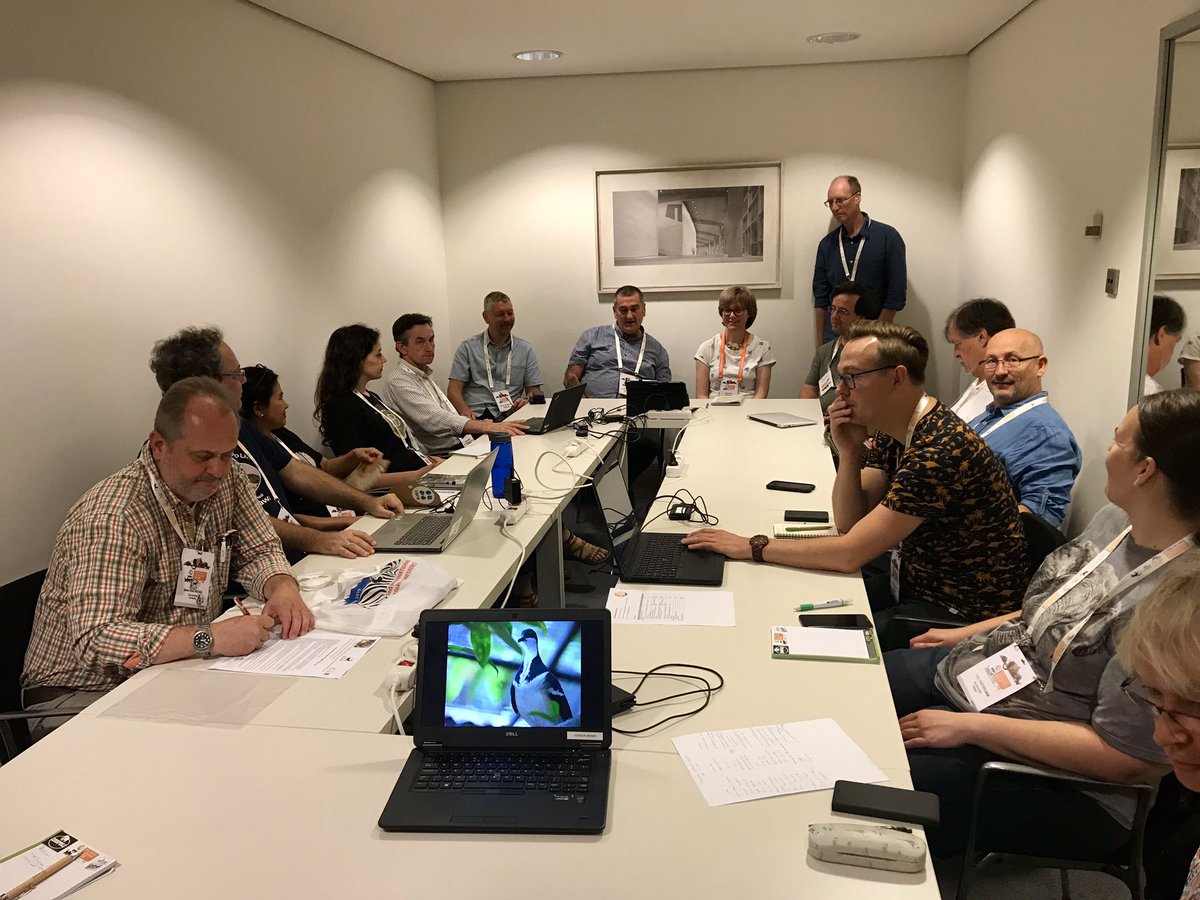 The EAZA Philippine working group was meeting at the #eaza2019 to share updates about partner projects in the #Philippines who work tirelessly to save the endemic #wildlife of their country! <a href="/ScienceatCZ/">Chester Zoo Science</a> <a href="/zsllondonzoo/">London Zoo</a> @zooantwerpen <a href="/IUCN_CPSG/">IUCN CPSG</a> @BristolZooGdns <a href="/ABConservation0/">ABConservation - Arctictis Binturong Conservation</a>