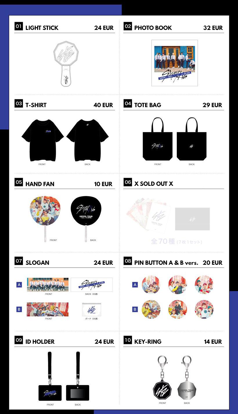 タレントカード Stray Kids UNVEIL TOUR'I am...' in JAPAN stray kids UNVEIL TOUR 