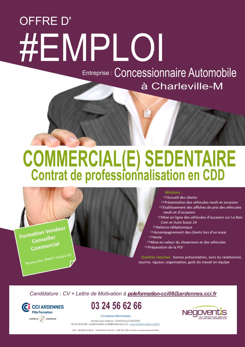 Pôle Formation CCI08 tweet media