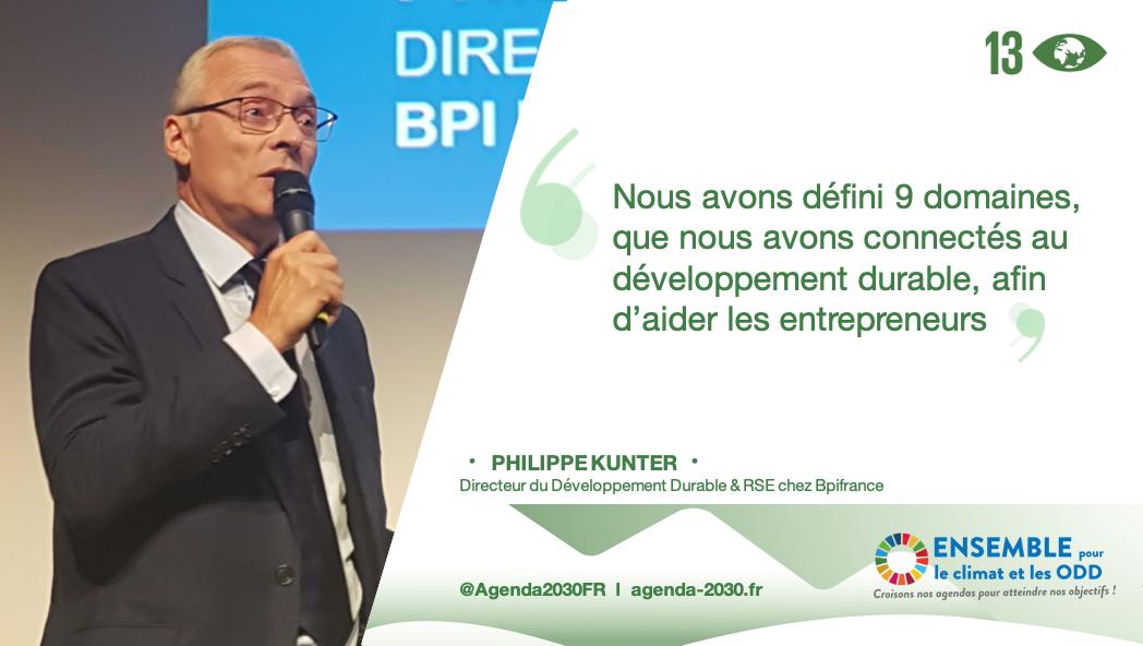 #Agenda2030_FR | 🔴 Comment les entreprises peuvent-elles s'engager ?

<a href="/FlorenceMorgen/">Florence Morgen</a> du <a href="/Groupe_VYV/">Groupe VYV</a> et <a href="/phkunter/">Philippe Kunter</a> de <a href="/Bpifrance/">Bpifrance</a> témoignent sur l’élaboration de la politique de #DeveloppementDurable dans les entreprises.