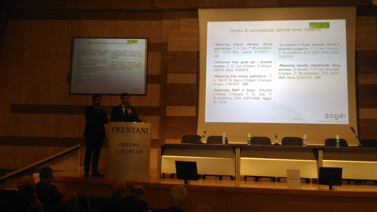 GUFPI_ISMA's tweet photo. @Sogei_SpA all'#EventoMetrico @GUFPI_ISMA parlando della.propria.esperienza e #roadmap metrica #ioMisuro #ContaChiConta #2Em2019 https://t.co/gy9gcSmWh7