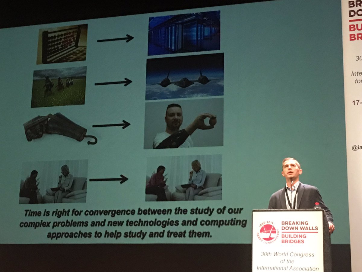 #IASP2019 Matt Nock discusses the lack of technological advances in Suicide Prevention compared to other areas