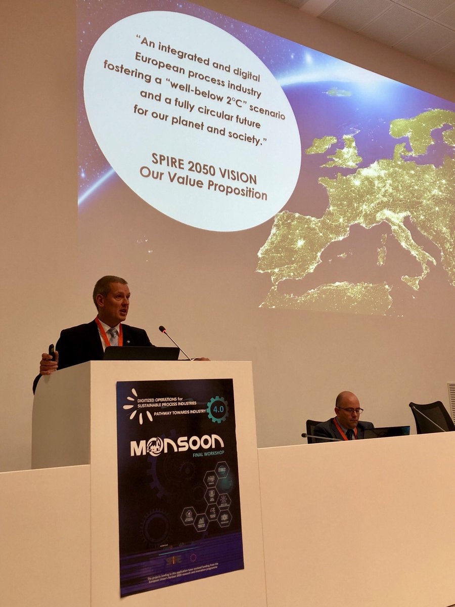 Martin Winter at #DigOp2019 presents the <a href="/SPIRE_EU/">SPIRE_EU</a> 2050 vision.