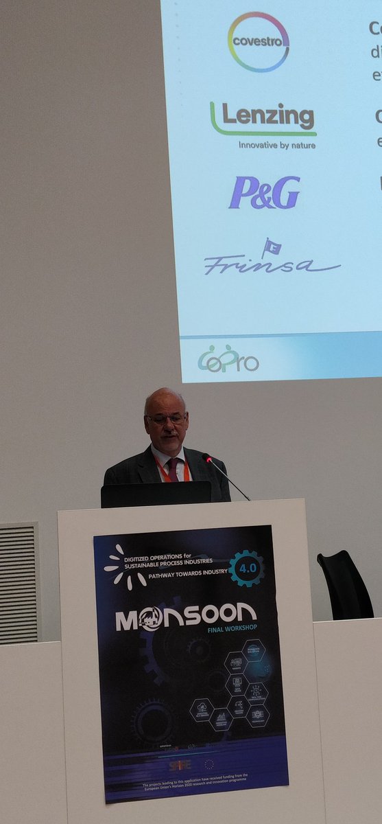 Nice <a href="/CoPro_Project/">CoPro Project</a>  presentation at final <a href="/MONSOON_EU/">MONSOON Project</a> workshop! Talking about combining data and models to enable optimization in #processindustry Thanks to prof. Sebastian  Engell <a href="/TU_Dortmund/">TU Dortmund</a>