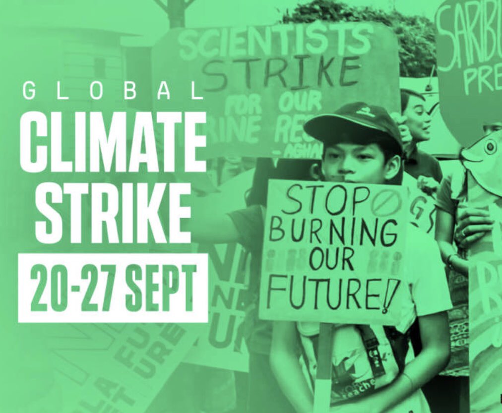 I stand in support of the global #climatestrike today. We need to do everything we can to protect our planet and humanity. Find out more at globalclimatestrike.net