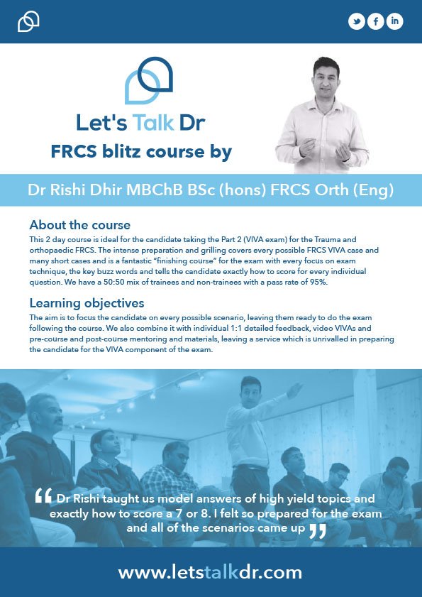 talk_dr's tweet photo. Running these great FRCS courses in preparation for the exam.... Fantastic value and above all incredible results with a pass rate of over 90% for both trainees and non trainees.... Please contact for details and share.... #letstalkdr https://t.co/RxJk3OXXd9