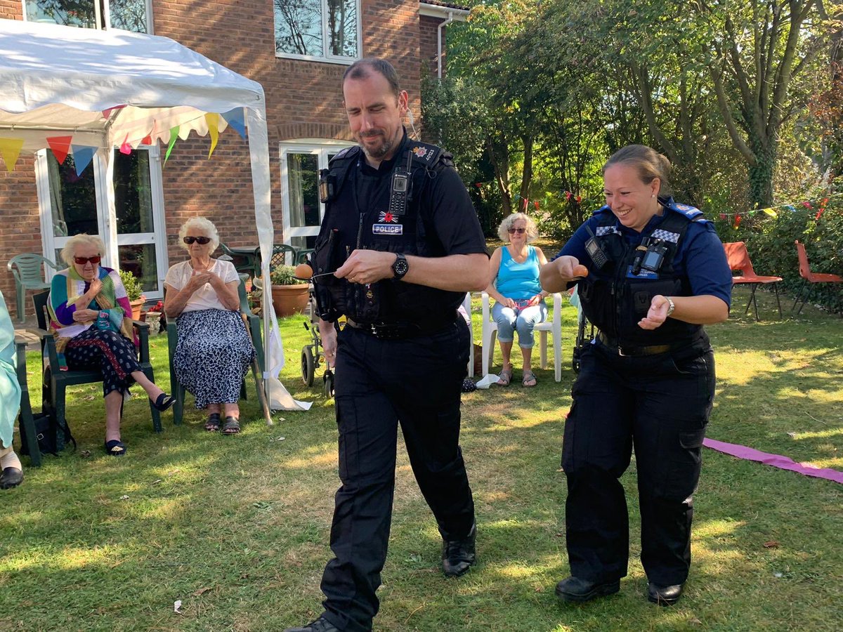 PrioryCourtCare's tweet photo. Thank you to @PCTristanB @EpsomEwellBeat for attending our sports day yesterday! Our residents really enjoyed having you! #thankyou #sports #sportsday #sun #summer #priorycourt #epsom #ewell #police #community #fun #funday #FridayMotivation #thefuturecaregroup #carehome #happy https://t.co/ZaviDfUvvb