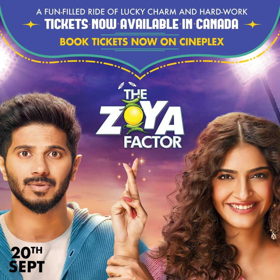Hello Canada! Get ready to be blown by the charm of #TheZoyaFactor with CINEPLEX.
Book your tickets now~ cineplex.com/Movie/the-zoya….