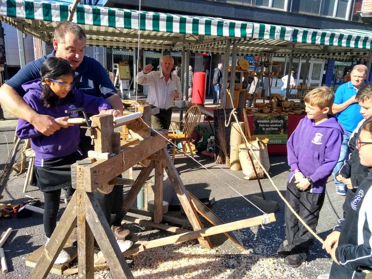 eco_eps's tweet photo. They talked themselves into a spontaneous workshop with MT Greenwood Crafts #Growfest @EdenhurstSchool #EPSAchieve #EPSInspire https://t.co/HxzmwOLTCg