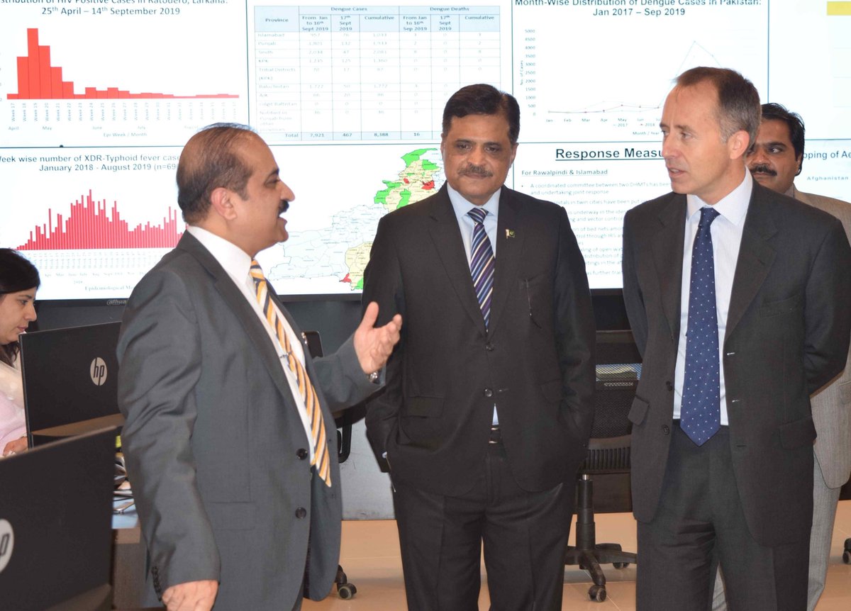 Delighted to announce the launch of our Pakistan 🇵🇰 Country Grant led by <a href="/DAIGlobal/">DAI</a>. <a href="/TomDrewUK/">Thomas Drew</a> visited <a href="/NIH_Pakistan/">NIH Pakistan</a> to celebrate the strengthened partnership to improve one-health #AMR surveillance in the country. bit.ly/2m0GCrk