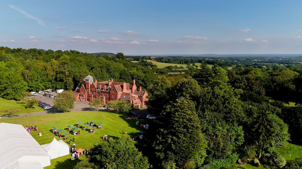 Robert Denholm House is a beautiful late-Victorian mansion boasting a wealth of history and romantic charm set in 25 acres of stunning countryside in Nutfield, Surrey.