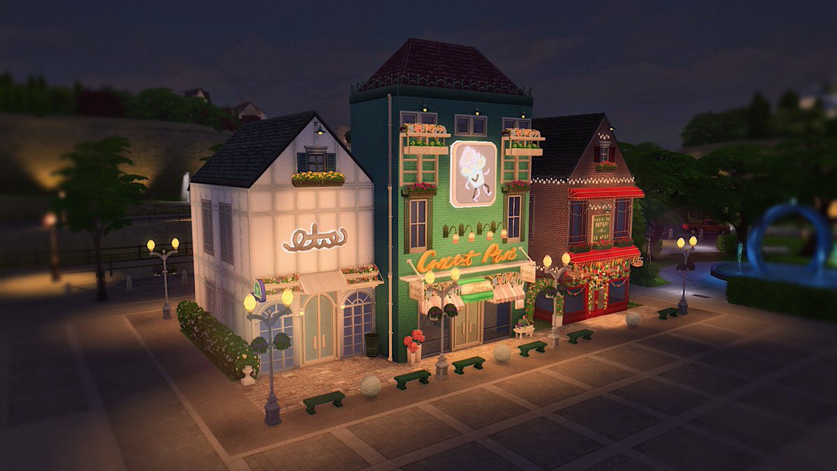 littlestbuilds's tweet photo. WIP✨ 

Main Street 🛍🍦🎄

Really struggled with this one, I still don’t know if the Christmas shop is nesesarry or if I’m just being extra 🤣

#ShowUsYourBuilds #TheSims #TheSims4 #TS4 @TheSims https://t.co/EkwQOsgmtY