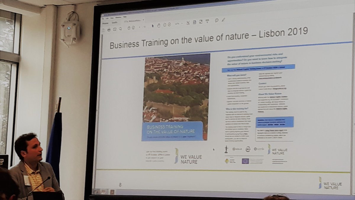 WeValueNature's tweet photo. This week we presented a We Value Nature update at the 18th #EU_MAES meeting @EU_ENV in Brussels.

If you’d like to receive project updates and news about our upcoming events, subscribe to our mailing list: https://t.co/w1yea8SfGj https://t.co/QU8gRtYR01