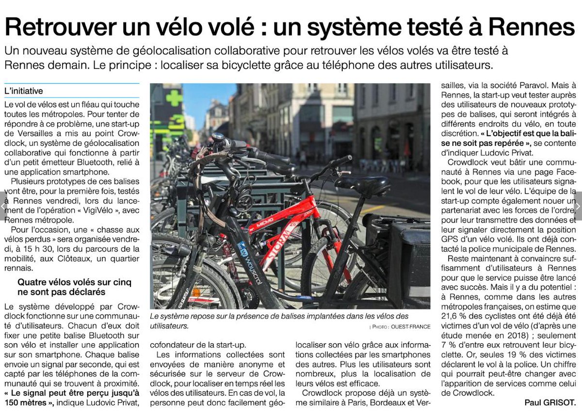 CROWDLOC - Vélo tweet media