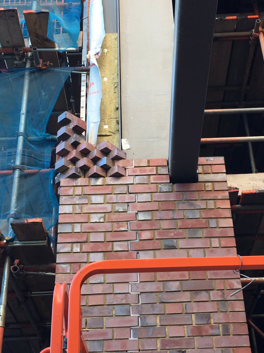millsy249's tweet photo. I visited our project to refurbish and extend the grade II listed Plumstead Library yesterday. Here are a few sneaky images of some of the cleaned facade, old and new areas together with the completed roof works. @fgouldconnect https://t.co/FICRQ9MTwo