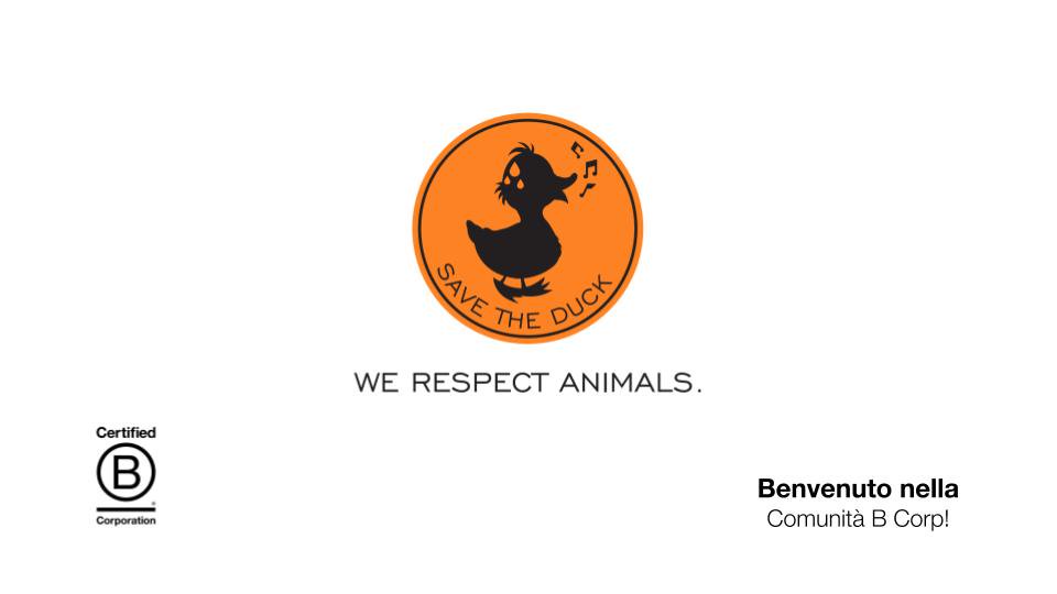 BCorpItalia's tweet photo. Un grande benvenuto tra le #BCorp a @Save_the_duck
Congratulazioni!
Per saperne di più: https://t.co/ja5uLGR7lq

#savetheduck #animalfree #werespectanimals #BCorporationItalia #BCorp https://t.co/WXyRDrF8Cf